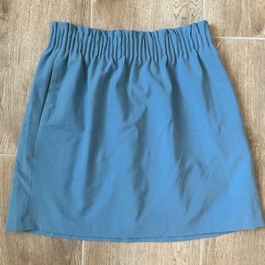 Size 0 JCREW periwinkle mini skirt